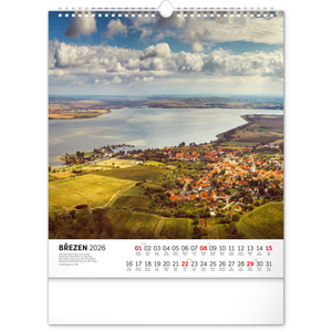 Fotografie k reklamnímu předmětu „NOTIQUE Nástěnný kalendář Vodní království 2026, 30 x 34 cm“