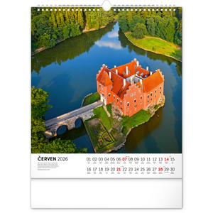 Fotografie k reklamnímu předmětu „NOTIQUE Nástěnný kalendář Vodní království 2026, 30 x 34 cm“