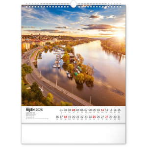 Fotografie k reklamnímu předmětu „NOTIQUE Nástěnný kalendář Vodní království 2026, 30 x 34 cm“