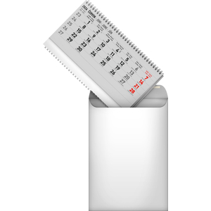 Fotografie k reklamnímu předmětu „NOTIQUE Nástěnný kalendář 4měsíční standard skládací 2026, 29,5 x 84,5 cm“