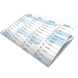 Fotografie k reklamnímu předmětu „NOTIQUE Roční kalendář 2026, A2, 59,4 x 42 cm“