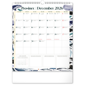 Fotografie k reklamnímu předmětu „NOTIQUE Nástěnný plánovací kalendář Animalium 2026, 30 x 34 cm“