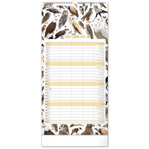 Fotografie k reklamnímu předmětu „NOTIQUE Nástěnný kalendář Rodinný plánovací Animalium 2026, 21 x 42 cm“