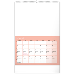 Fotografie k reklamnímu předmětu „NOTIQUE Kreativní rodinný kalendář 2026, 33 x 46 cm“