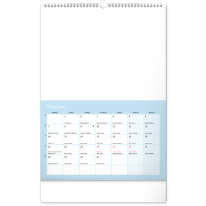 Fotografie k reklamnímu předmětu „NOTIQUE Kreativní rodinný kalendář 2026, 33 x 46 cm“