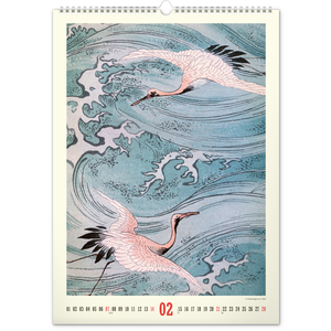 Fotografie k reklamnímu předmětu „NOTIQUE Nástěnný kalendář Vintage plakáty – japonské umění 2027, 33 x 46 cm“