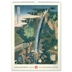 Fotografie k reklamnímu předmětu „NOTIQUE Nástěnný kalendář Vintage plakáty – japonské umění 2027, 33 x 46 cm“