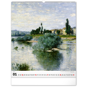 Fotografie k reklamnímu předmětu „NOTIQUE Nástěnný kalendář Claude Monet 2027, 48 x 56 cm“