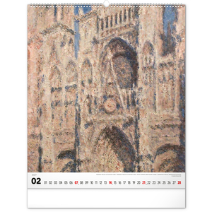 Fotografie k reklamnímu předmětu „NOTIQUE Nástěnný kalendář Claude Monet 2027, 48 x 56 cm“