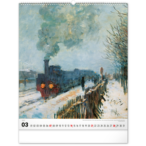Fotografie k reklamnímu předmětu „NOTIQUE Nástěnný kalendář Claude Monet 2027, 48 x 56 cm“