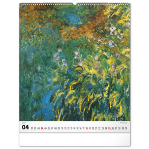 Fotografie k reklamnímu předmětu „NOTIQUE Nástěnný kalendář Claude Monet 2027, 48 x 56 cm“
