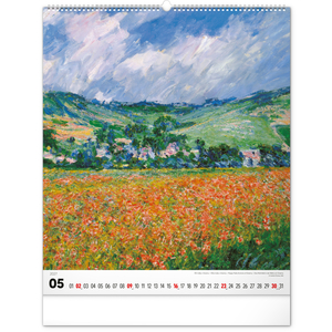 Fotografie k reklamnímu předmětu „NOTIQUE Nástěnný kalendář Claude Monet 2027, 48 x 56 cm“