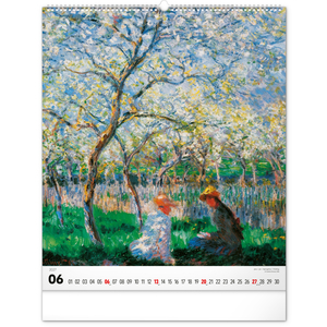 Fotografie k reklamnímu předmětu „NOTIQUE Nástěnný kalendář Claude Monet 2027, 48 x 56 cm“