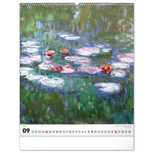 Fotografie k reklamnímu předmětu „NOTIQUE Nástěnný kalendář Claude Monet 2027, 48 x 56 cm“