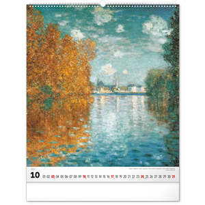 Fotografie k reklamnímu předmětu „NOTIQUE Nástěnný kalendář Claude Monet 2027, 48 x 56 cm“