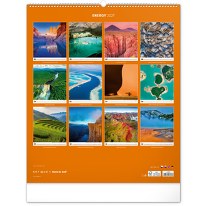 Fotografie k reklamnímu předmětu „NOTIQUE Nástěnný kalendář Energie 2027, 48 x 56 cm“