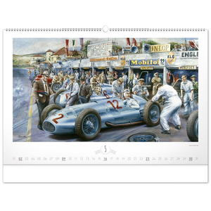 Fotografie k reklamnímu předmětu „NOTIQUE Nástěnný kalendář Oldtimers – Václav Zapadlík 2027, 64 x 42 cm“