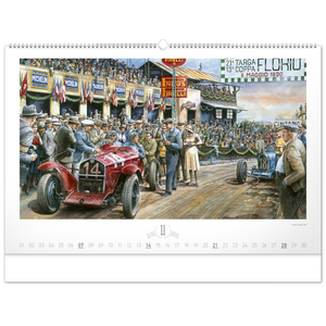 Fotografie k reklamnímu předmětu „NOTIQUE Nástěnný kalendář Oldtimers – Václav Zapadlík 2027, 64 x 42 cm“