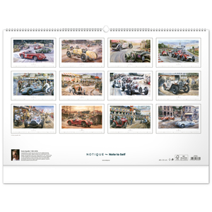 Fotografie k reklamnímu předmětu „NOTIQUE Nástěnný kalendář Oldtimers – Václav Zapadlík 2027, 64 x 42 cm“