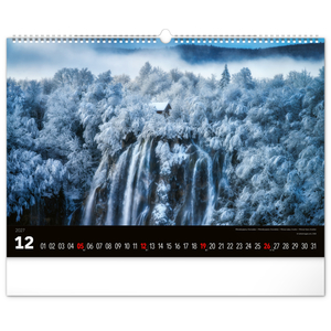 Fotografie k reklamnímu předmětu „NOTIQUE Nástěnný kalendář Krajiny 2027, 48 x 33 cm“