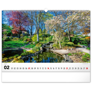 Fotografie k reklamnímu předmětu „NOTIQUE Nástěnný kalendář Zahrady 2027, 48 x 33 cm“
