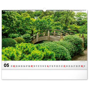 Fotografie k reklamnímu předmětu „NOTIQUE Nástěnný kalendář Zahrady 2027, 48 x 33 cm“