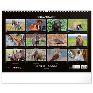 Fotografie k reklamnímu předmětu „NOTIQUE Nástěnný kalendář Živá Afrika 2027, 48 x 33 cm“