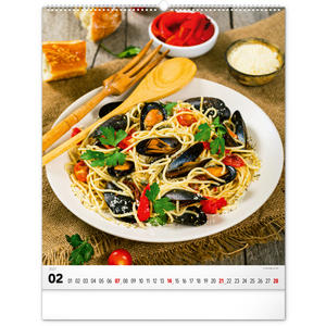 Fotografie k reklamnímu předmětu „NOTIQUE Nástěnný kalendář Gourmet 2027, 48 x 56 cm“