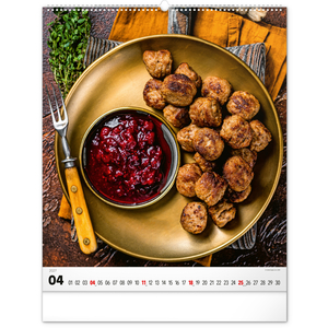 Fotografie k reklamnímu předmětu „NOTIQUE Nástěnný kalendář Gourmet 2027, 48 x 56 cm“