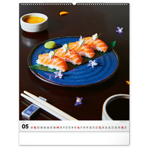 Fotografie k reklamnímu předmětu „NOTIQUE Nástěnný kalendář Gourmet 2027, 48 x 56 cm“