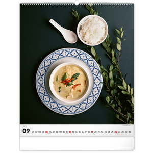 Fotografie k reklamnímu předmětu „NOTIQUE Nástěnný kalendář Gourmet 2027, 48 x 56 cm“