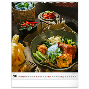 Fotografie k reklamnímu předmětu „NOTIQUE Nástěnný kalendář Gourmet 2027, 48 x 56 cm“