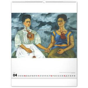Fotografie k reklamnímu předmětu „NOTIQUE Nástěnný kalendář Frida Kahlo 2027, 48 x 56 cm“