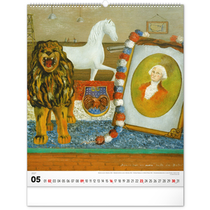 Fotografie k reklamnímu předmětu „NOTIQUE Nástěnný kalendář Frida Kahlo 2027, 48 x 56 cm“