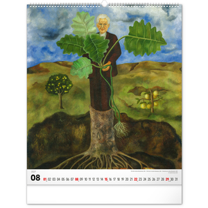 Fotografie k reklamnímu předmětu „NOTIQUE Nástěnný kalendář Frida Kahlo 2027, 48 x 56 cm“