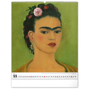 Fotografie k reklamnímu předmětu „NOTIQUE Nástěnný kalendář Frida Kahlo 2027, 48 x 56 cm“