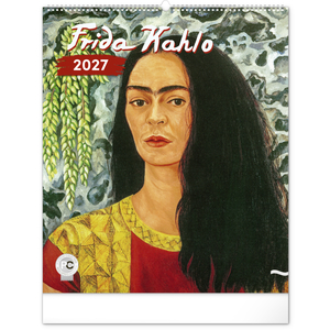 Fotografie reklamního předmětu „NOTIQUE Nástěnný kalendář Frida Kahlo 2027, 48 x 56 cm“