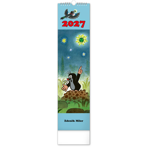 Fotografie reklamního předmětu „NOTIQUE Nástěnný kalendář Krteček – Krtko 2027, 12 x 48 cm“