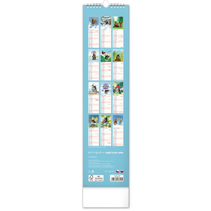 Fotografie k reklamnímu předmětu „NOTIQUE Nástěnný kalendář Krteček – Krtko 2027, 12 x 48 cm“