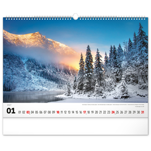 Fotografie k reklamnímu předmětu „NOTIQUE Nástenný kalendár Magické Tatry 2027, 48 x 33 cm“
