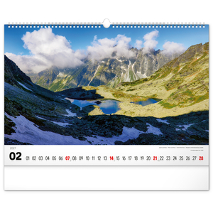 Fotografie k reklamnímu předmětu „NOTIQUE Nástenný kalendár Magické Tatry 2027, 48 x 33 cm“