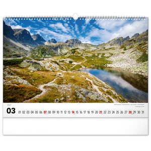 Fotografie k reklamnímu předmětu „NOTIQUE Nástenný kalendár Magické Tatry 2027, 48 x 33 cm“