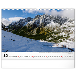 Fotografie k reklamnímu předmětu „NOTIQUE Nástenný kalendár Magické Tatry 2027, 48 x 33 cm“