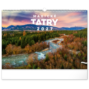 Fotografie reklamního předmětu „NOTIQUE Nástenný kalendár Magické Tatry 2027, 48 x 33 cm“