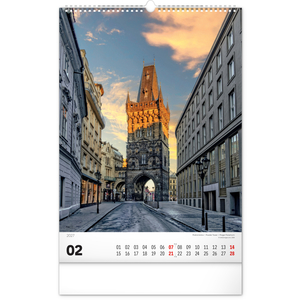 Fotografie k reklamnímu předmětu „NOTIQUE Nástěnný kalendář Praha 2027, 33 x 46 cm“