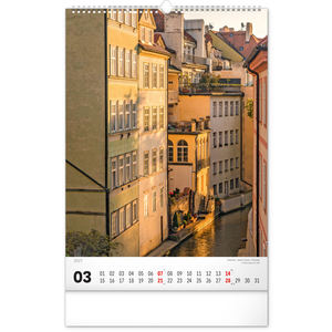 Fotografie k reklamnímu předmětu „NOTIQUE Nástěnný kalendář Praha 2027, 33 x 46 cm“