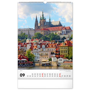 Fotografie k reklamnímu předmětu „NOTIQUE Nástěnný kalendář Praha 2027, 33 x 46 cm“