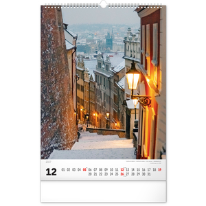Fotografie k reklamnímu předmětu „NOTIQUE Nástěnný kalendář Praha 2027, 33 x 46 cm“