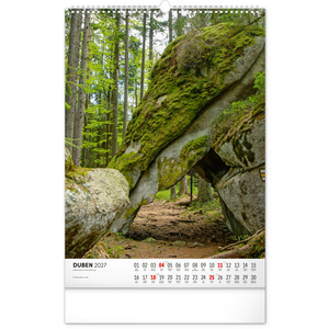 Fotografie k reklamnímu předmětu „NOTIQUE Nástěnný kalendář Národní parky Čech a Moravy 2027, 33 x 46 cm“