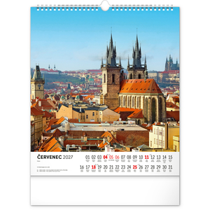 Fotografie k reklamnímu předmětu „NOTIQUE Nástěnný kalendář Česká republika 2027, 30 x 34 cm“